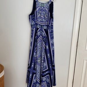 ELIZA J blue maxi dress